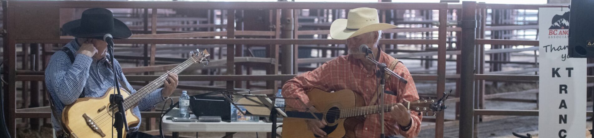 Western Spirit Band performing at the sale barn